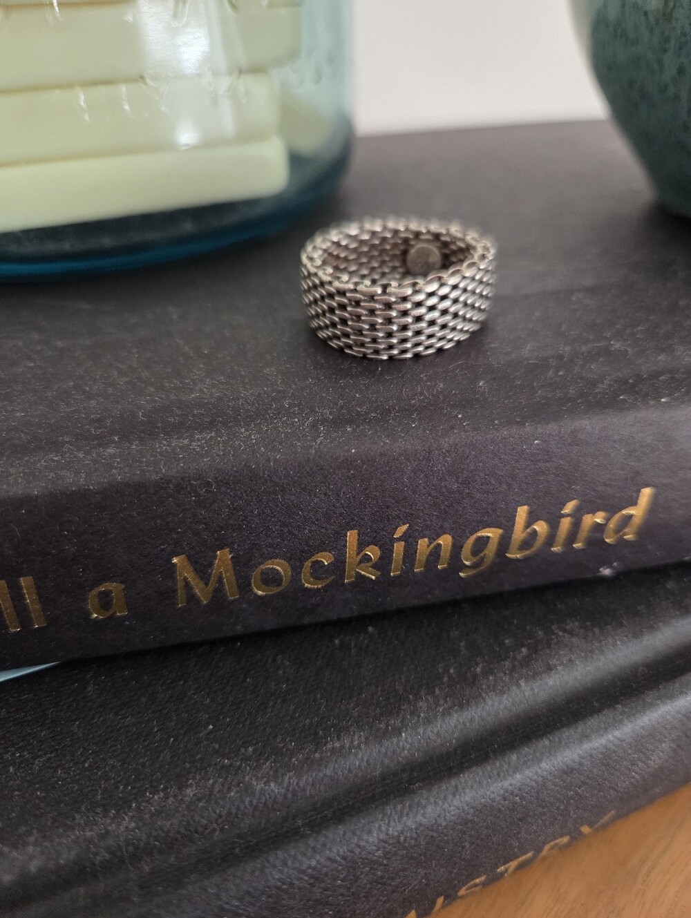 Tiffany & Co. Mesh (Chain Link) Ring Somerset Collection Size 9